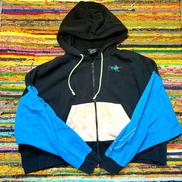 Nike Colorblock Zip Hoodie – Loose Fit XL - Picture 4 of 4